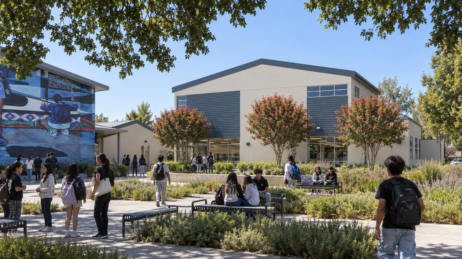 Cesar Chavez Ravenswood Middle School campus