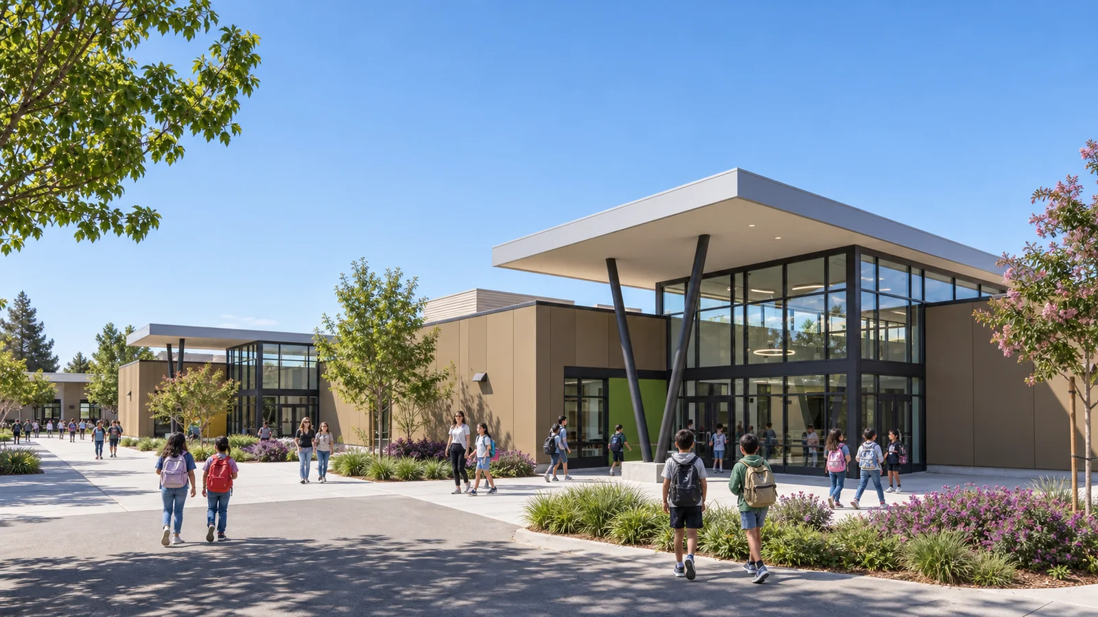 New Laurelwood Elementary School campus
