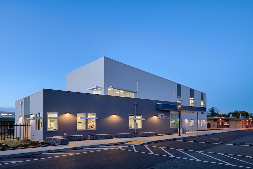 Completed Thornton Middle School campus