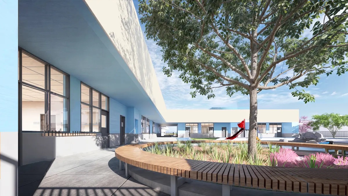 Briarwood Elementary modernization rendering